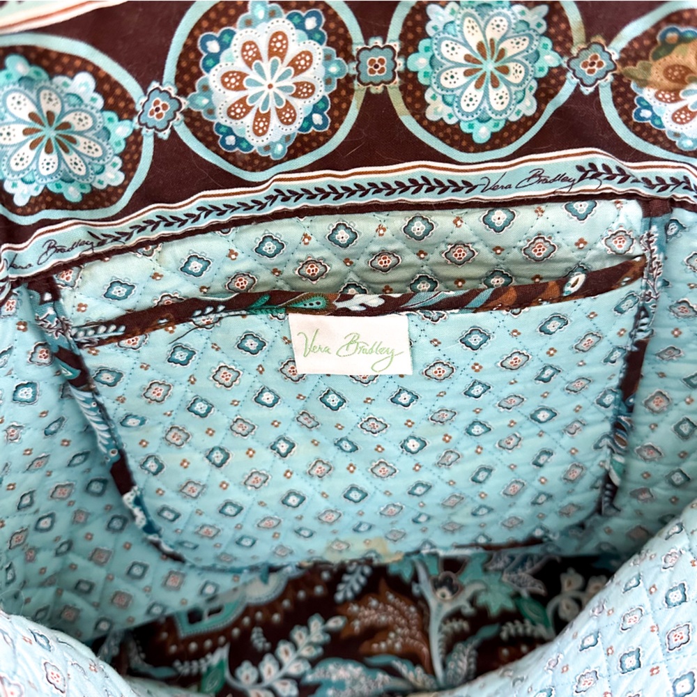 Vera Bradley Java Blue Medium Toggle Tote - image 5